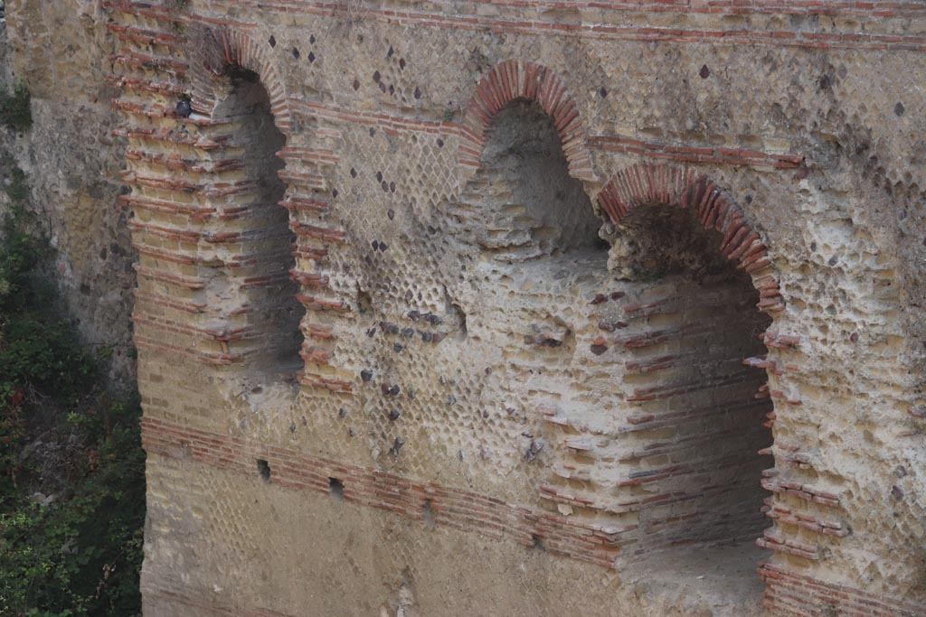 II.1 Herculaneum, October 2023.
Windows at west end from lower floors of Casa di Aristide, overlooking beachfront. Photo courtesy of Klaus Heese.